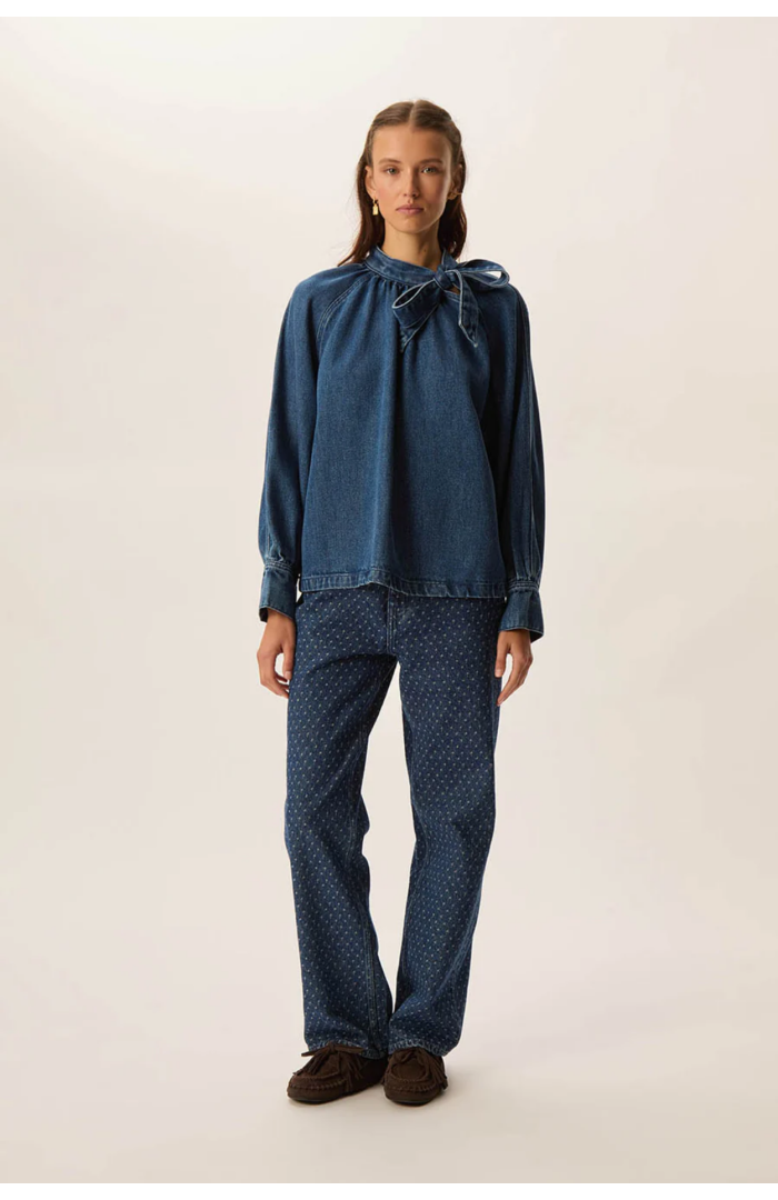 Jean LORIN taille haute Middle Blue