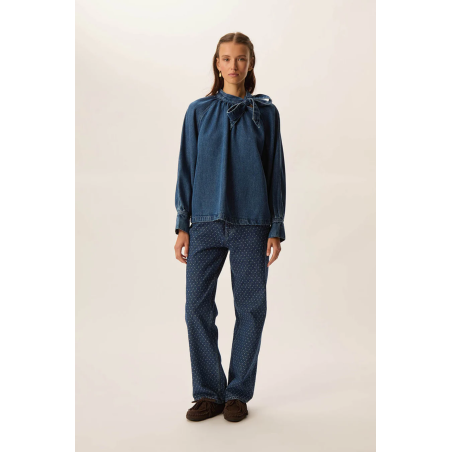 Jean LORIN taille haute Middle Blue